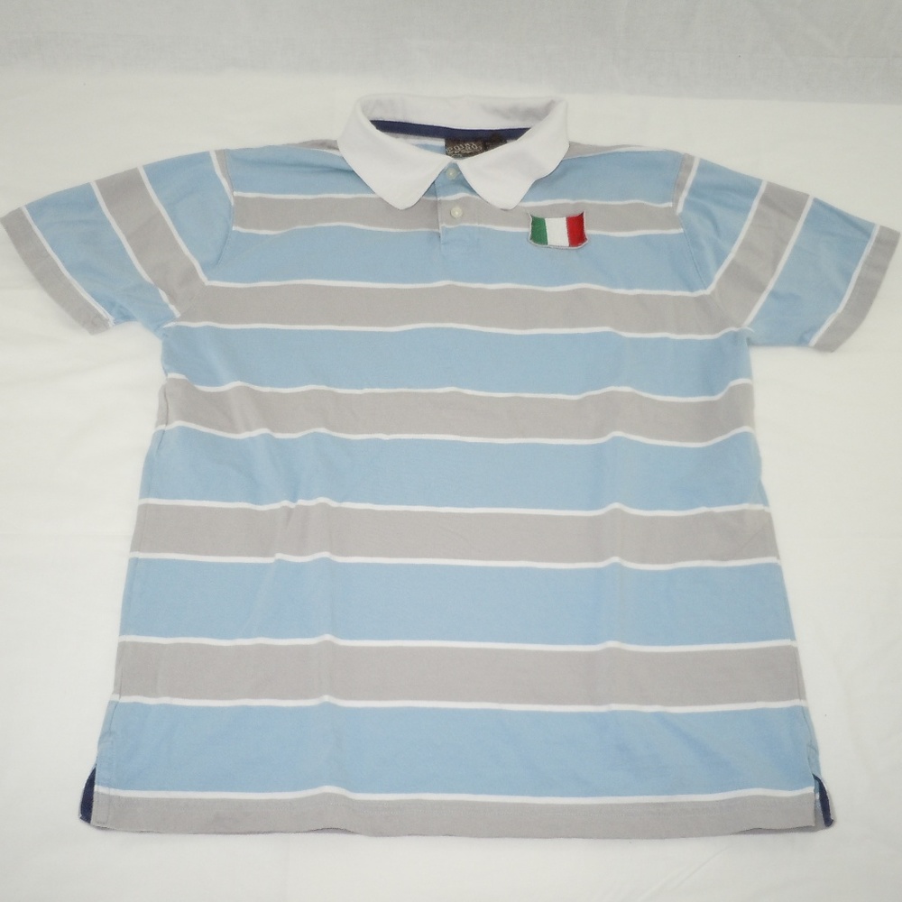 Italia Point Zero Polo Shirt Italy L Italian Large
